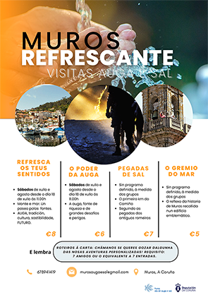 (Español) Refresca os teus sentidos. A ruta das fontes
